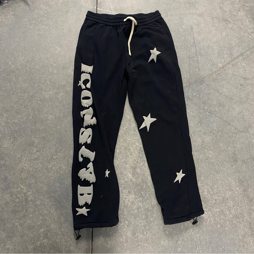 Ssur plus icons lab black banded sweatpants jogger pants XL